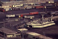 Detail of Dover Eastern hoverport, where now stands a lorry park and Berths 7 and 8